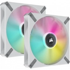 Corsair iCUE ML140 RGB Elite Premium Dual Pack White (CO-9050119-WW)