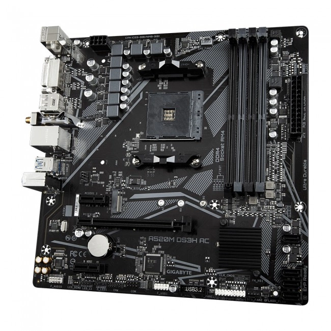 GIGABYTE A520M DS3H AC