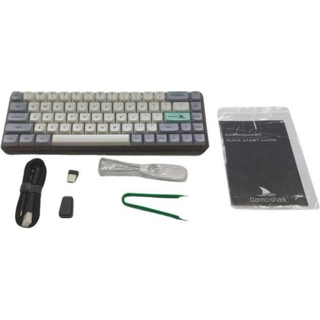 Клавиатура Motospeed Darmoshark K5 Gateron Silver Pro Light Gray (dmk5lgspro)