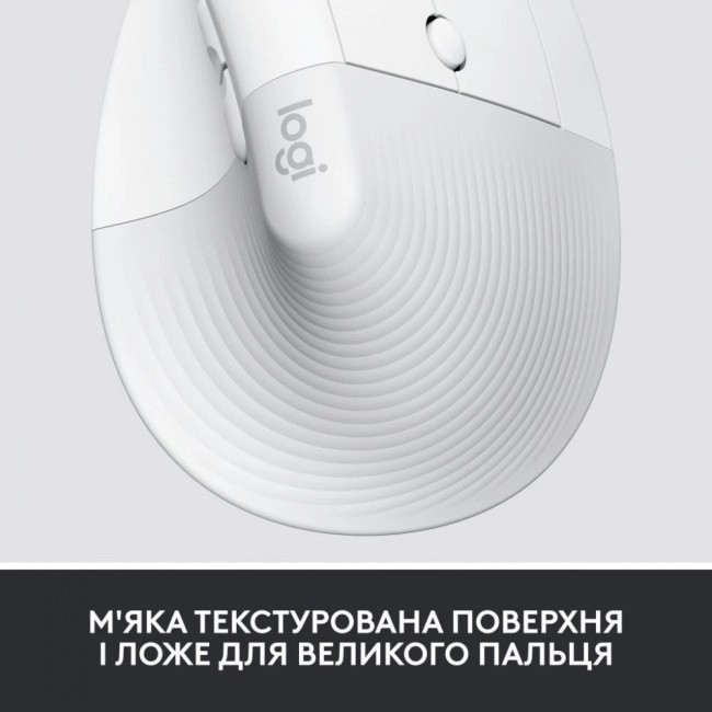 Компьютерная мышь Logitech Lift for Business Off-White (910-006496)