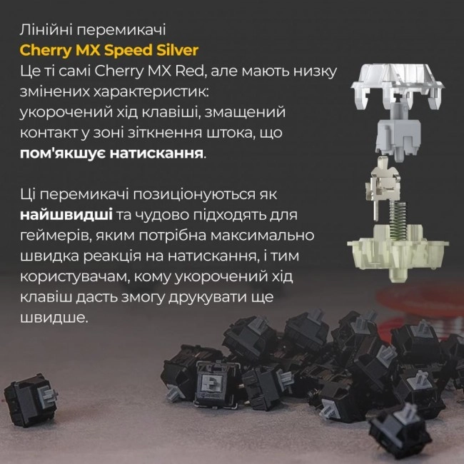 Ducky One 3 Cherry MX Speed Silver UA USB Cream (DKON2108-PUAPXMAEGGC1)