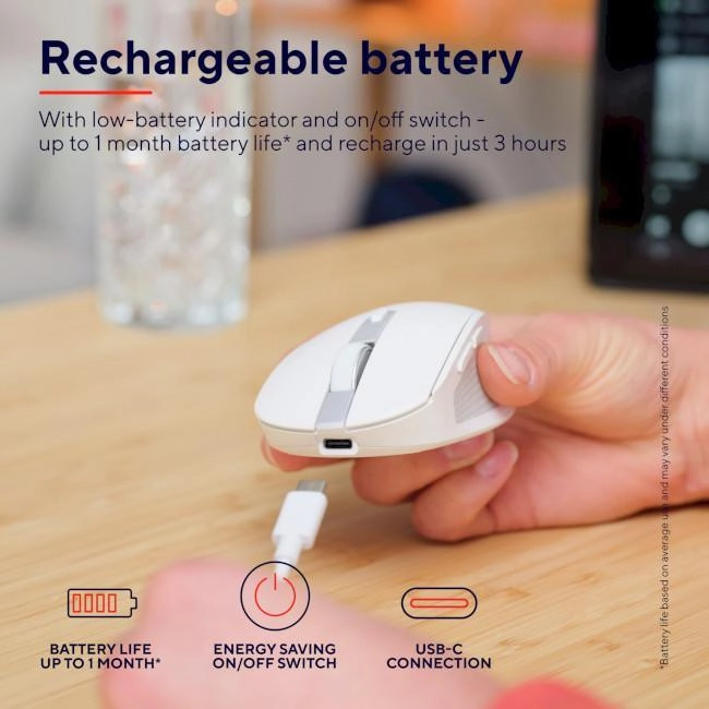 Trust Ozaa Compact Multi-Device Wireless White (24933)