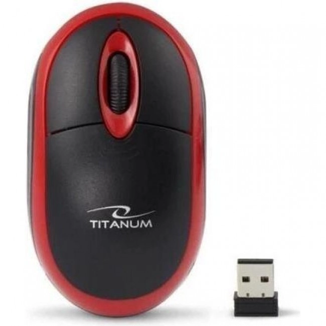 Компьютерная мышь Esperanza TM116R Titanum Black/Red