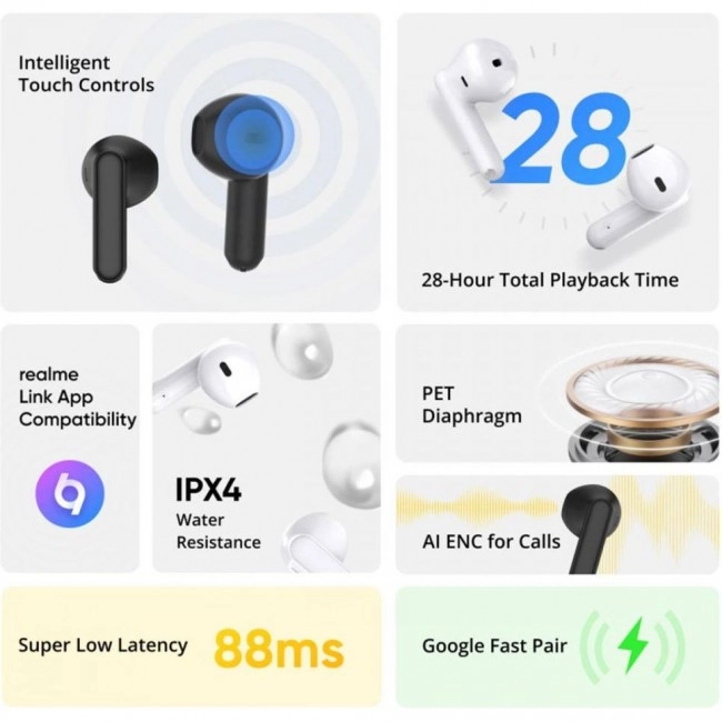 realme Buds T01 Black