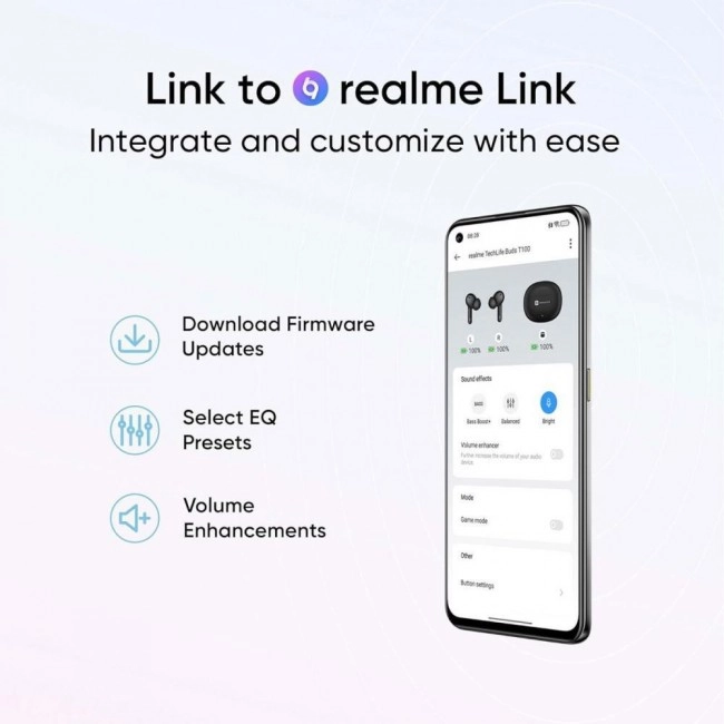 Навушники TWS realme Buds T110 Blue