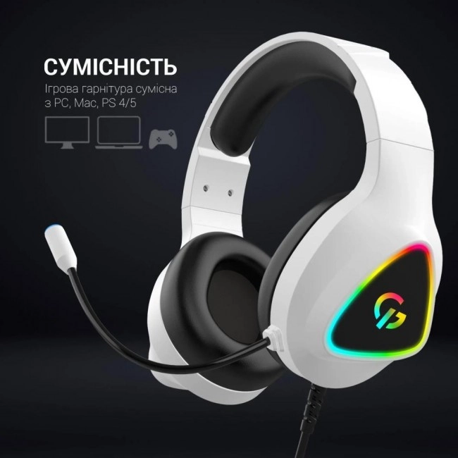 GamePro HS615 RGB White