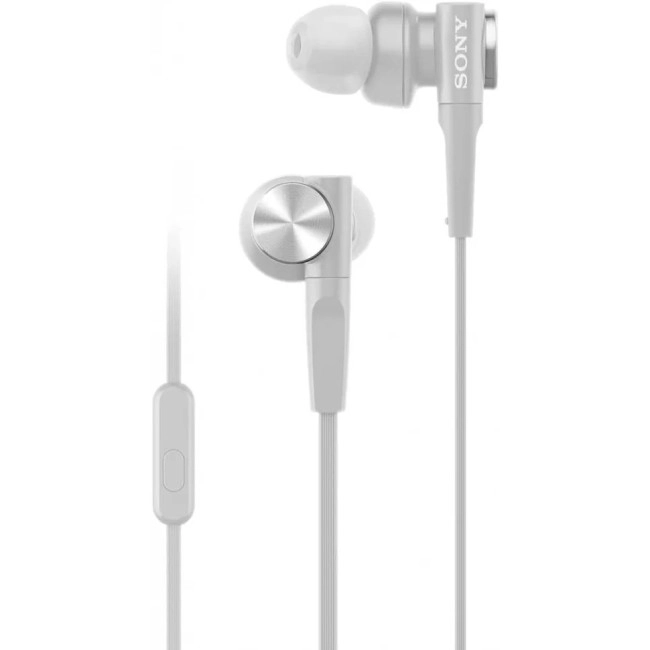 Навушники бездротові вакуумні Sony MDR-XB55AP White Навушники бездротові вакуумні Sony MDR-XB55AP White