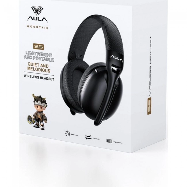 AULA S6 Wireless Black (6948391235554)