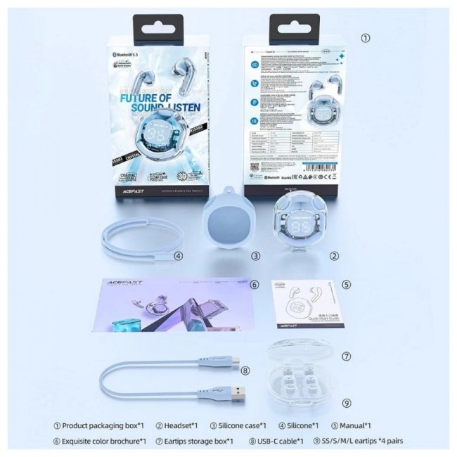 Acefast T8 Ice Blue (AFT8IB)