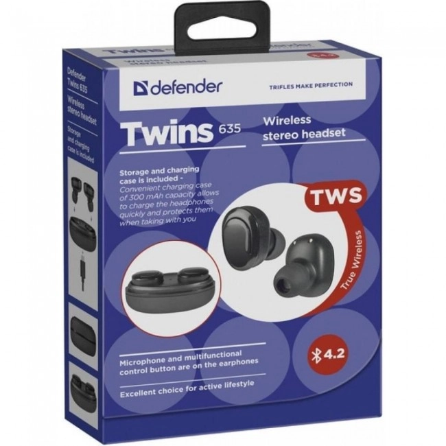 Defender Twins 635 Black (63635)