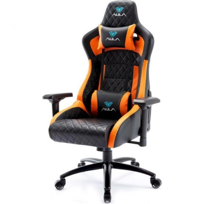 Ігрове крісло AULA F1031 Black/Orange