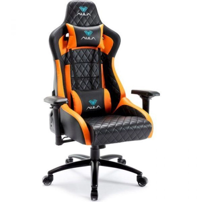 Ігрове крісло AULA F1031 Black/Orange