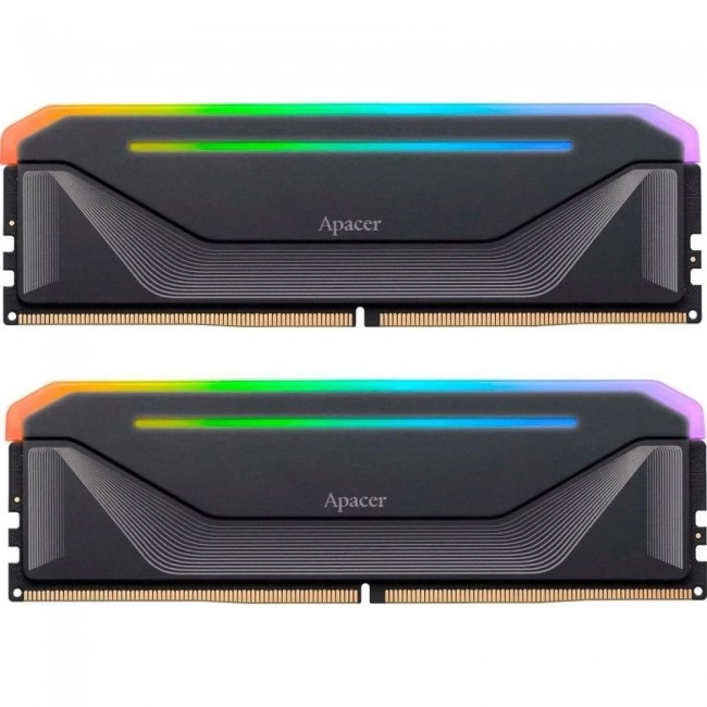 Apacer 32 GB (2x16GB) DDR5 5200 MHz Nox RGB Black (AH5U32G52C522NBAA-2)