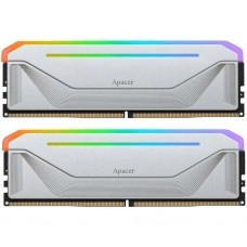 Apacer 32 GB (2x16GB) DDR5 5200 MHz Nox RGB Silver (AH5U32G52C522NWAA-2)