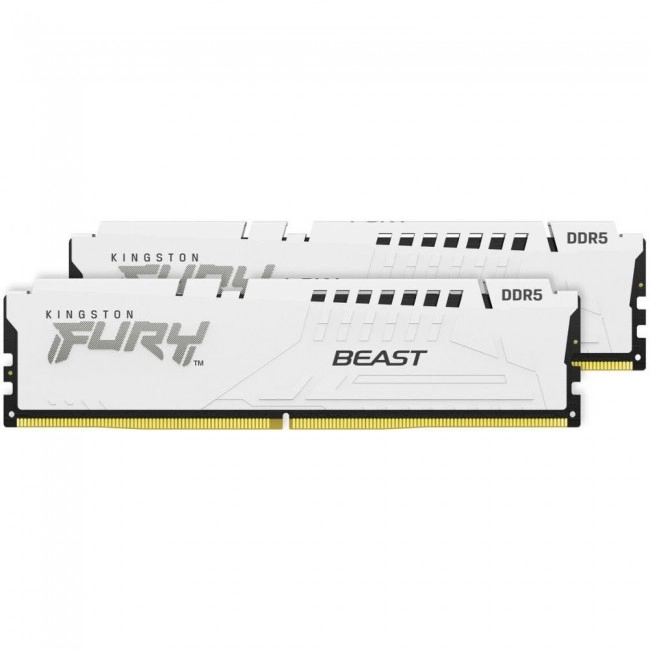 Оперативная память Kingston FURY 32 GB (2x16GB) DDR5 6000 MHz Beast White (KF560C30BWK2-32)