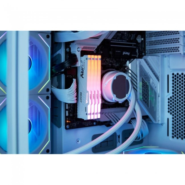 Kingston FURY 32 GB (2x16GB) DDR5 6800 MHz Beast RGB White (KF568C34BWAK2-32)