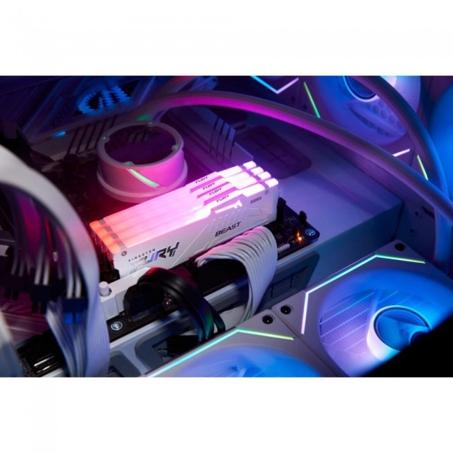 Kingston FURY 32 GB (2x16GB) DDR5 6800 MHz Beast RGB White (KF568C34BWAK2-32)
