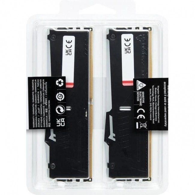 Kingston FURY 64 GB (2x32GB) DDR5 5200 MHz Beast RGB (KF552C40BBAK2-64)