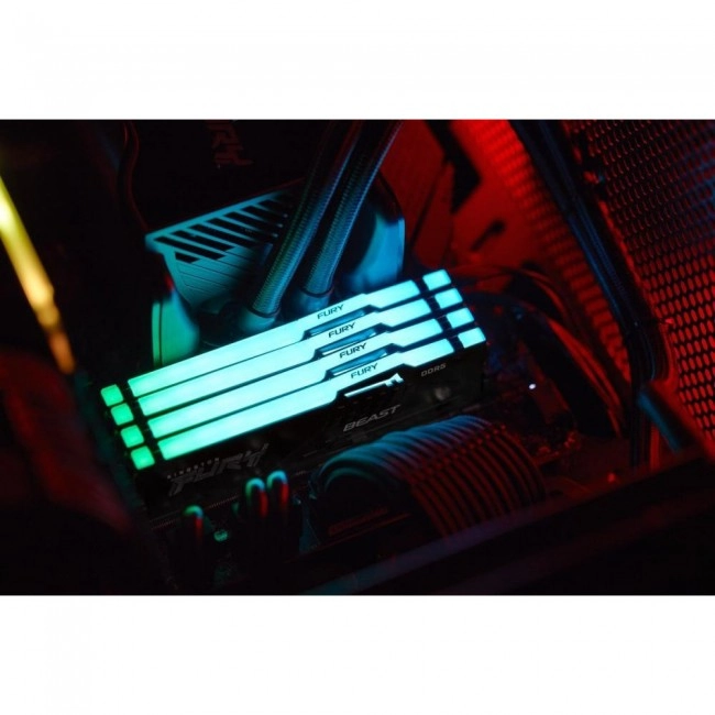 Kingston FURY 64 GB (2x32GB) DDR5 5200 MHz Beast RGB (KF552C40BBAK2-64)