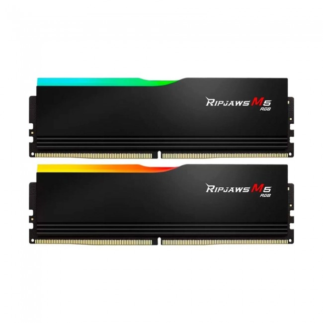 G.Skill 64 GB (2x32GB) DDR5 6000 MHz Ripjaws M5 RGB Black (F5-6000J3238G32GX2-RM5RK)