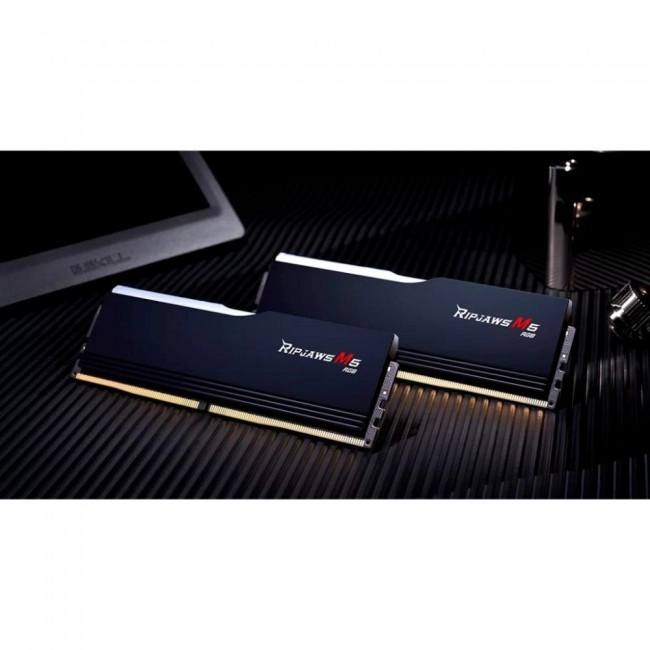 G.Skill 64 GB (2x32GB) DDR5 6000 MHz Ripjaws M5 RGB Black (F5-6000J3238G32GX2-RM5RK)