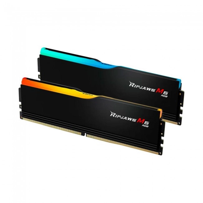 G.Skill 64 GB (2x32GB) DDR5 6000 MHz Ripjaws M5 RGB Black (F5-6000J3238G32GX2-RM5RK)