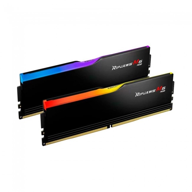 G.Skill 64 GB (2x32GB) DDR5 6000 MHz Ripjaws M5 RGB Black (F5-6000J3238G32GX2-RM5RK)
