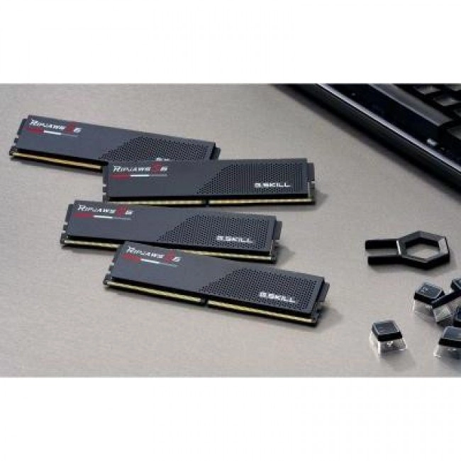 G.Skill 64 GB (2x32GB) DDR5 6000 MHz Ripjaws S5 Matte Black (F5-6000J3040G32GX2-RS5K)