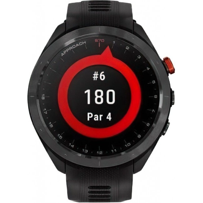 Garmin Approach S70 47mm B. Ceramic Bezel w. Black S. Band (010-02746-02/12)