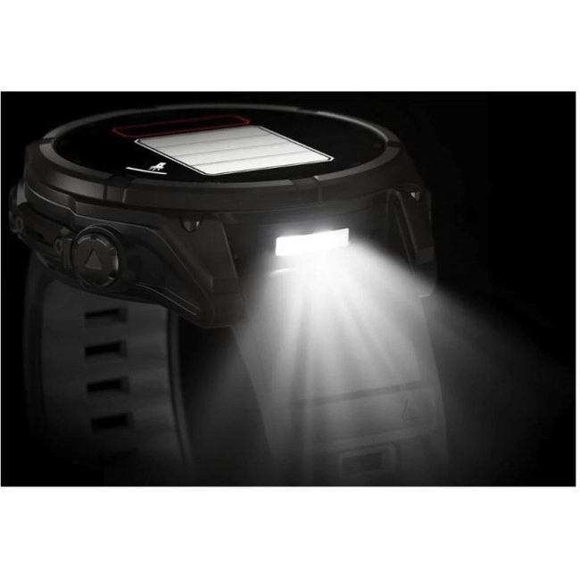 Garmin Fenix 8 47mm Solar Sapphire Carbon Gray DLC Titanium w. Black/Pebble Gray S. Band (010-02906-10/11/7