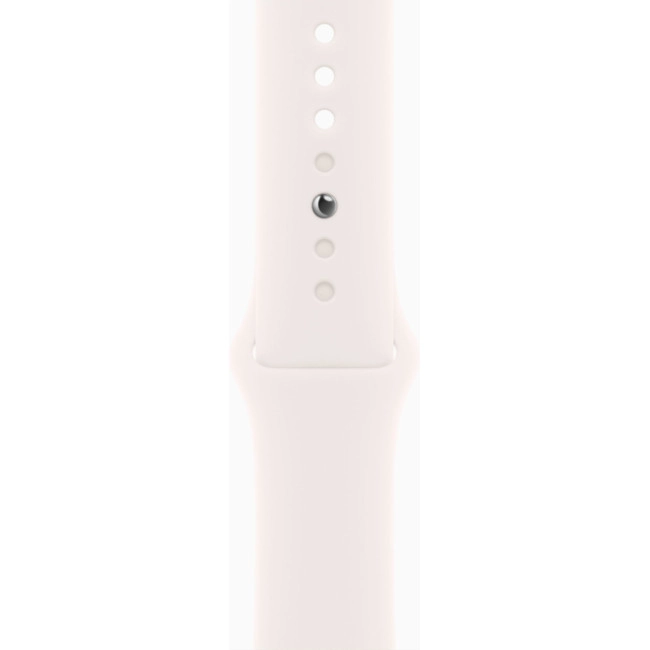 Apple Watch Series 10 GPS + Cellular 46mm Rose Gold Alu. Case w. Light Blush Sport Band - S/M (MWY63)