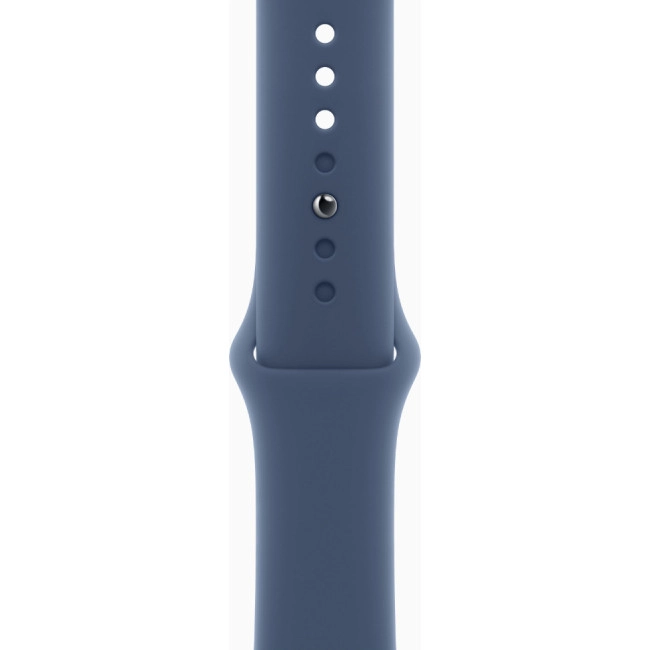 Apple Watch Series 10 GPS + Cellular 46mm Silver Alu. Case w. Denim Sport Band - M/L (MWY13)