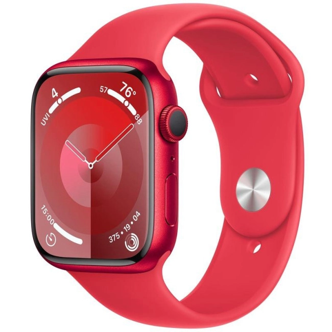 Apple Watch Series 9 GPS + Cellular 45mm PRODUCT RED Alu. Case w. PRODUCT RED S. Band - S/M (MRYE3)