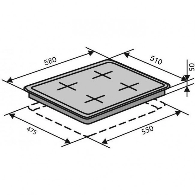 Варочная поверхность Ventolux HG640 B2 CS (IV/RB)
