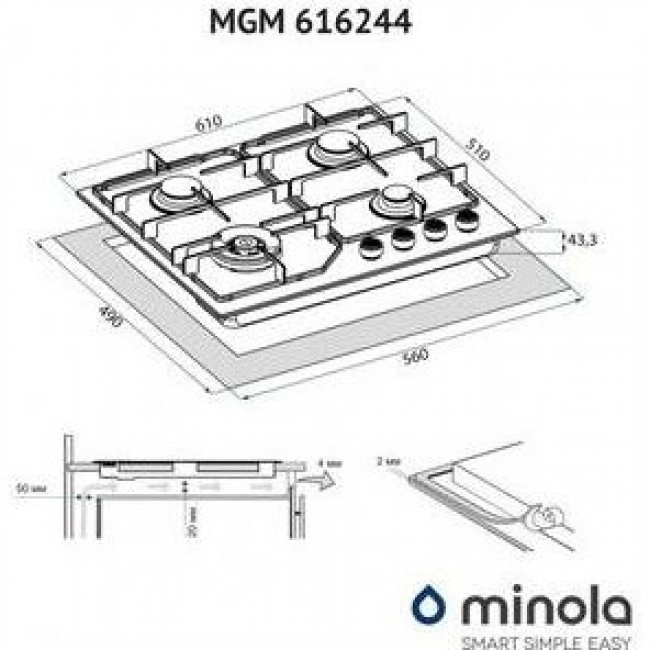 Minola MGM 616224 BL