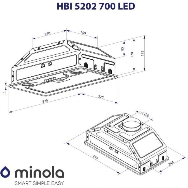 Minola HBI 5202 IV 700 LED