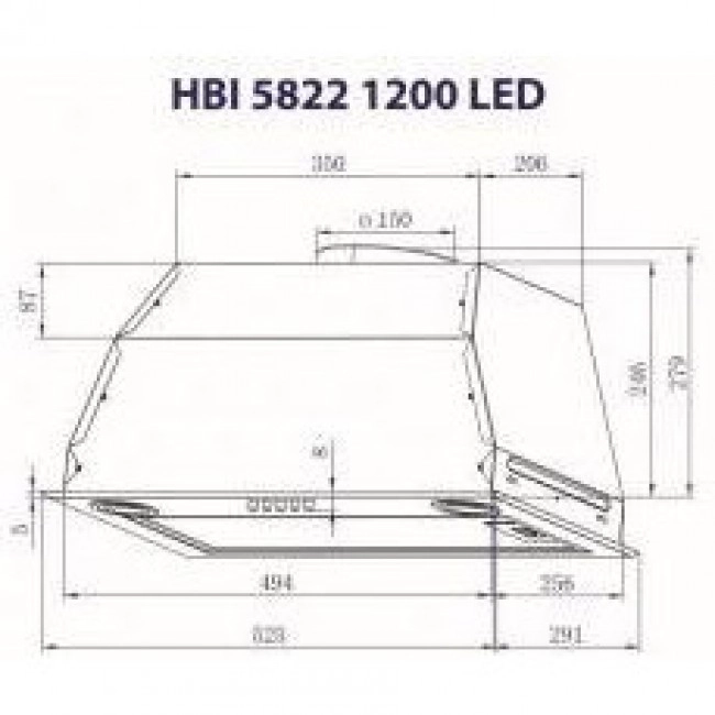 Minola HBI 5822 BL 1200 LED