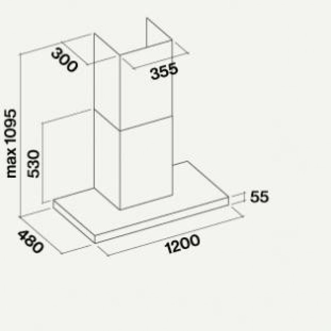 Falmec LUMINA NRS 120 Steel (800) (CLMN20.00P2#NEUI490F)