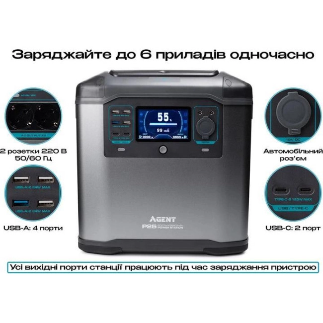 Зарядна станція FlashFish P25 2000W/1573 W*h (FF-P25)
