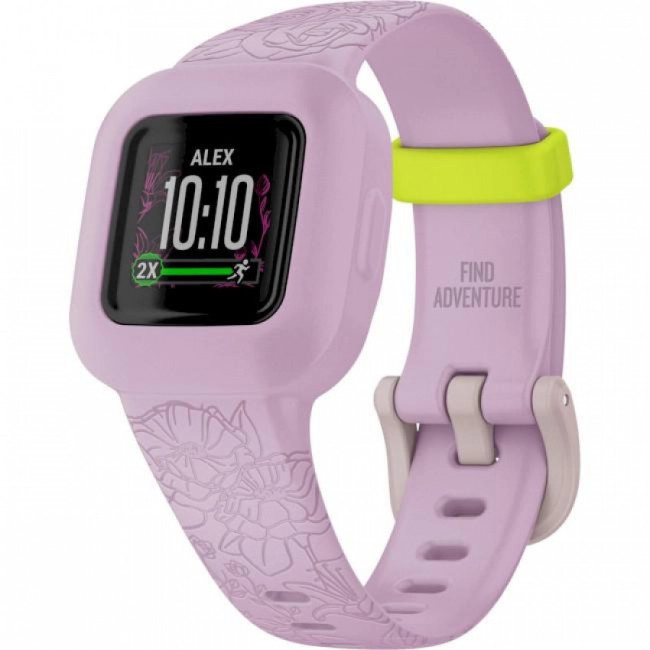 Смарт-часы Garmin Vivofit Jr. 3 Lilac Floral (010-02441-01/51/21)