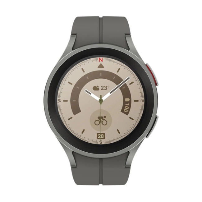 Смарт-годинник Samsung Galaxy Watch5 Pro 45mm LTE Gray Titanium (SM-R925FZTA)