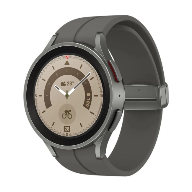 Смарт-годинник Samsung Galaxy Watch5 Pro 45mm LTE Gray Titanium (SM-R925FZTA)