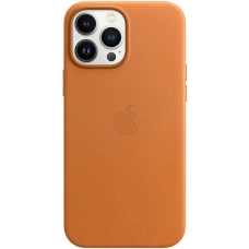 Шкіряний чохол з MagSafe для Apple iPhone 13 Pro Max - золотисто-коричневий