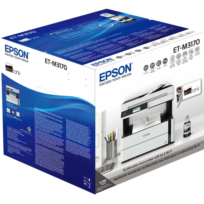 МФУ Epson M3170 + Wi-Fi (C11CG92405)