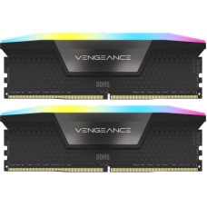 Модуль памяти Corsair 64 GB (2x32GB) DDR5 6000 MHz Vengeance RGB (CMH64GX5M2B6000C40)