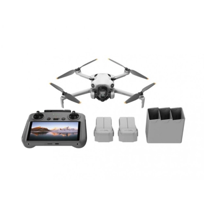 Квадрокоптер с дополнительными аксессуарами DJI Mini 4 Pro Fly More Combo DJI RC 2 (CP.MA.00000735.01). Квадрокоптер с дополнительными аксессуарами DJI Mini 4 Pro Fly More Combo DJI RC 2 (CP.MA.00000735.01).
