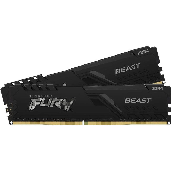 Модуль пам'яті DDR4 2x4GB/3200 Kingston Fury Beast Black (KF432C16BBK2/8)