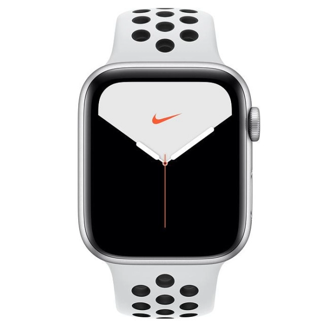 Apple Watch Series 5 Nike GPS + LTE 44mm Silver Aluminium w. Platinum/Black Nike Sport B. (MX392) Apple Watch Series 5 Nike GPS + LTE 44mm Silver Aluminium w. Platinum/Black Nike Sport B. (MX392)