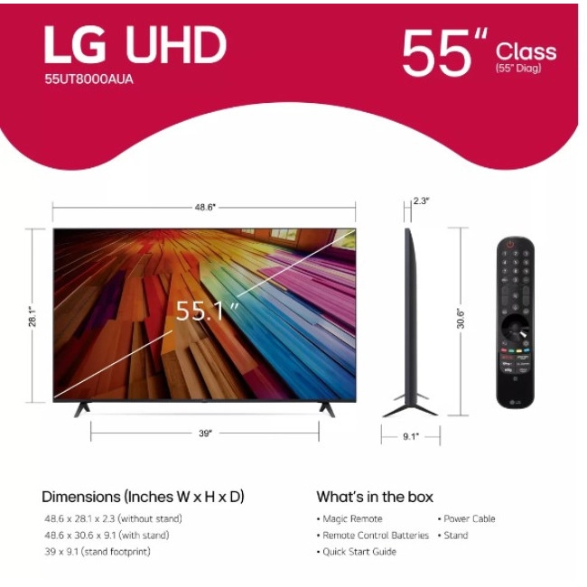 Телевізор LG 55UT8000