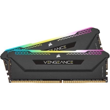 Модуль пам'яті DDR4 2x8GB/3600 Corsair Vengeance RGB Black (CMH16GX4M2D3600C18)